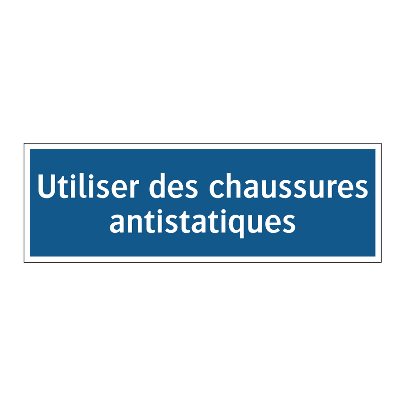 Utiliser des chaussures antistatiques