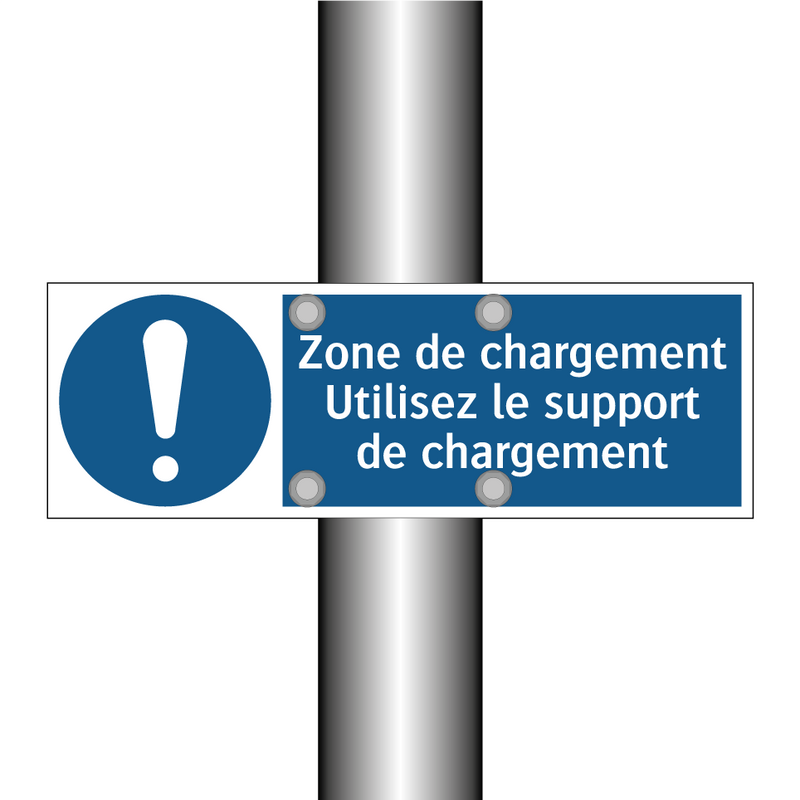 Zone de chargement Utilisez le support de chargement