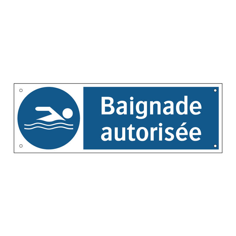 Baignade autorisée