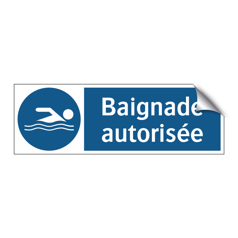 Baignade autorisée
