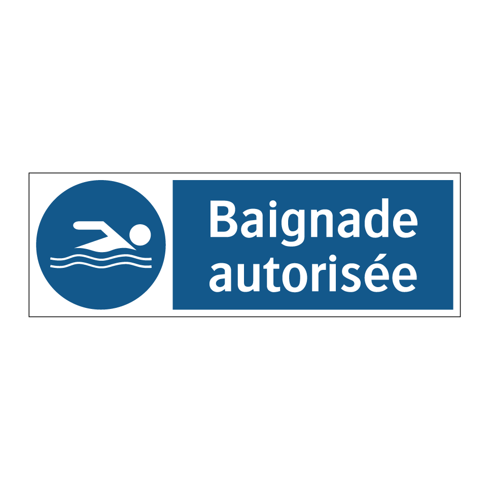 Baignade autorisée