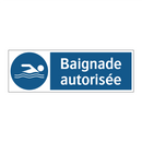 Baignade autorisée