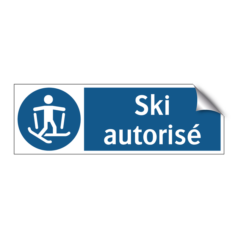 Ski autorisé