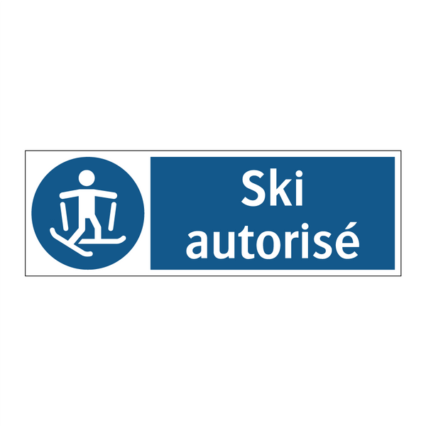 Ski autorisé