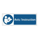 Avis/Instruction
