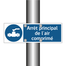 Arrêt principal de l'air comprimé