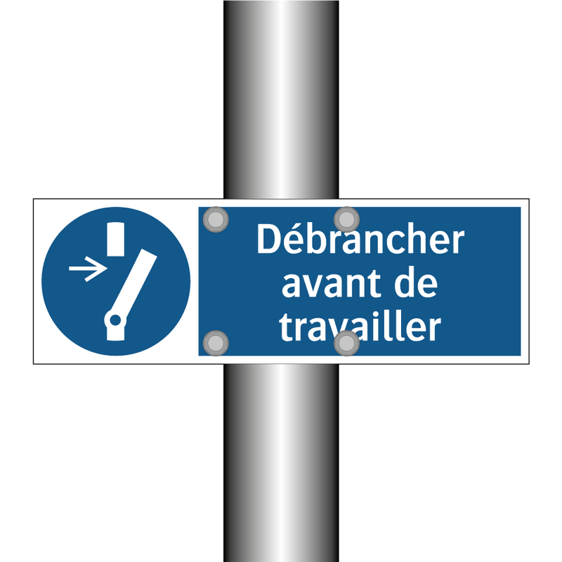 Débrancher avant de travailler