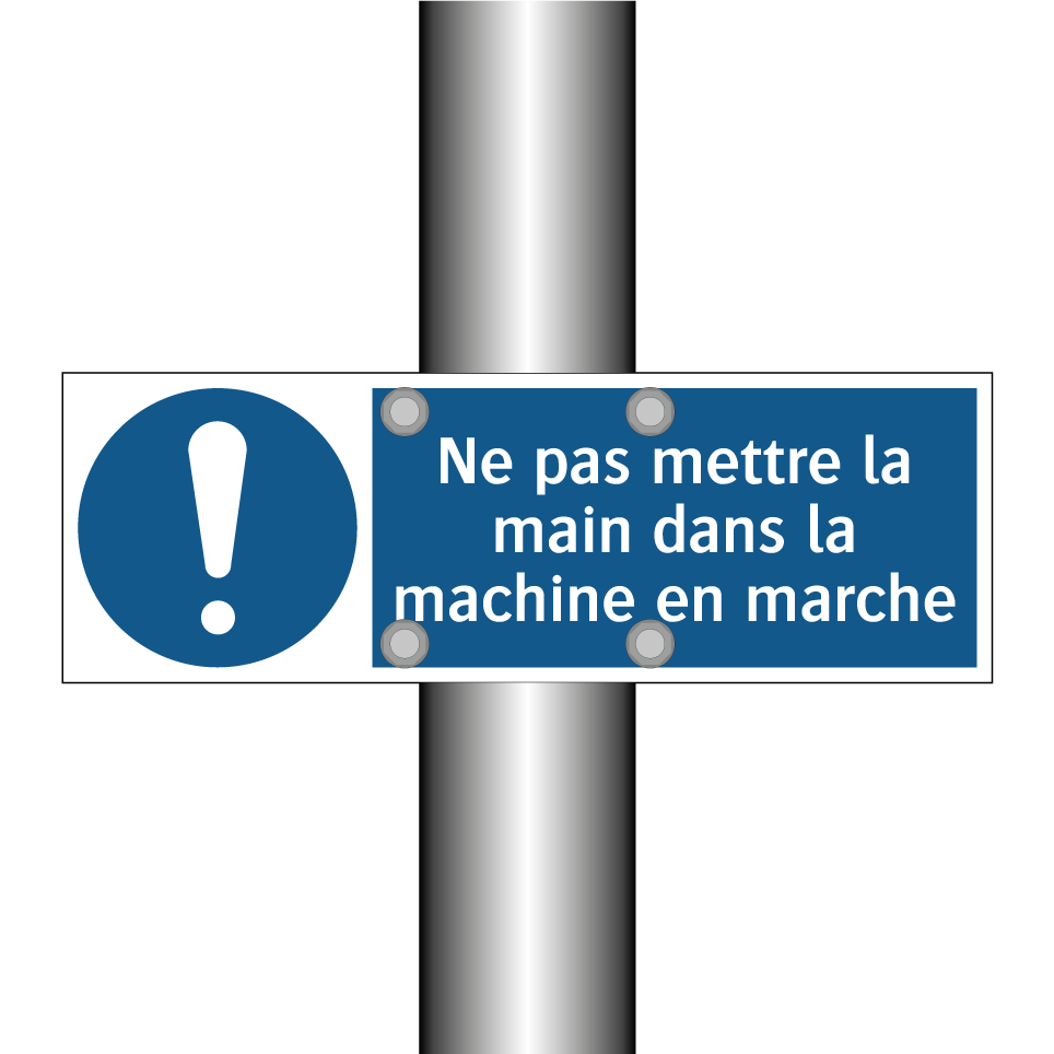 Ne pas mettre la main dans la machine en marche