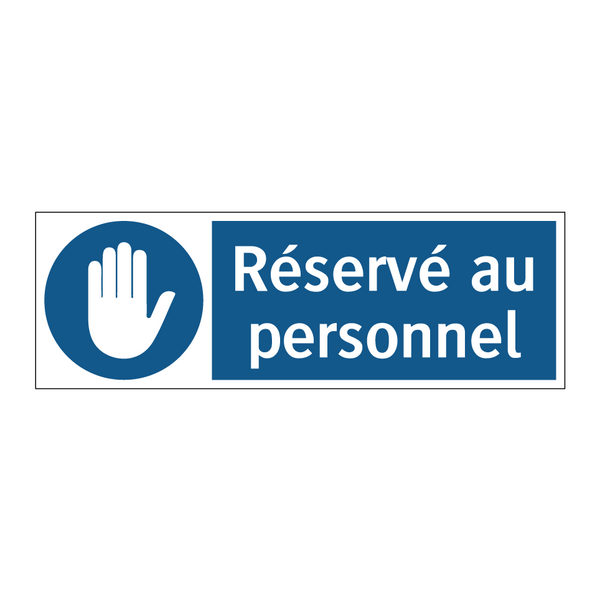 Réservé au personnel