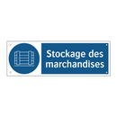 Stockage des marchandises