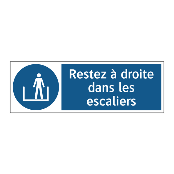 Restez à droite dans les escaliers