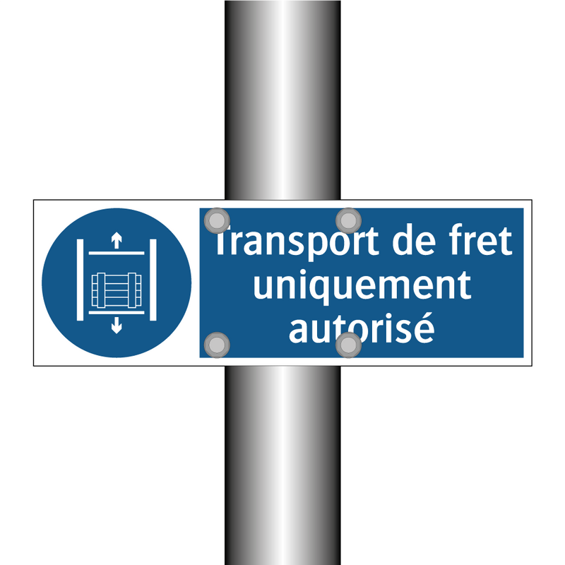 Transport de fret uniquement autorisé