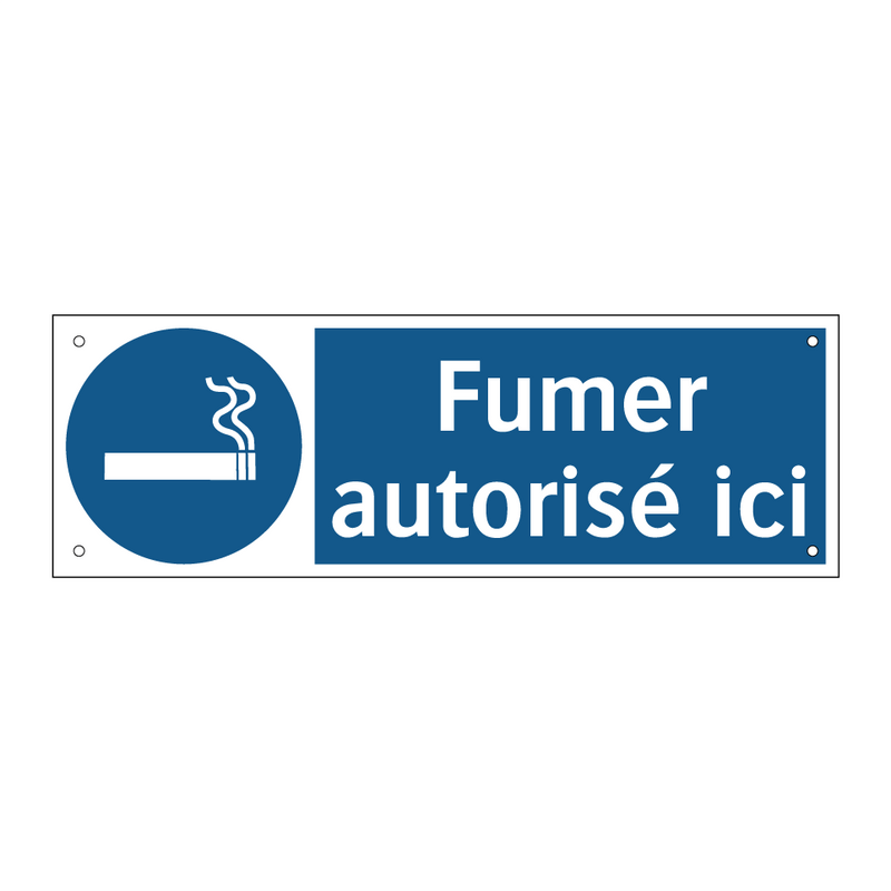 Fumer autorisé ici