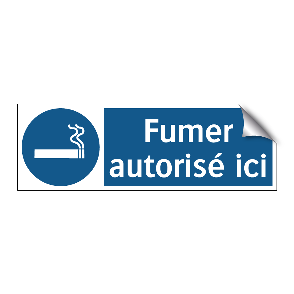 Fumer autorisé ici