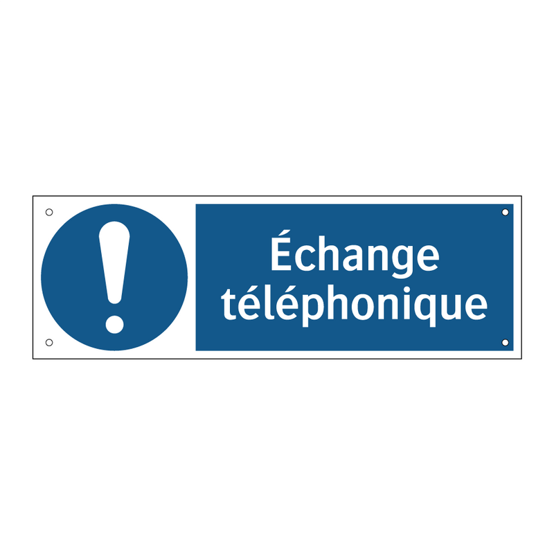 Échange téléphonique