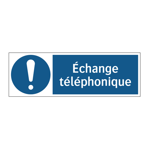 Échange téléphonique