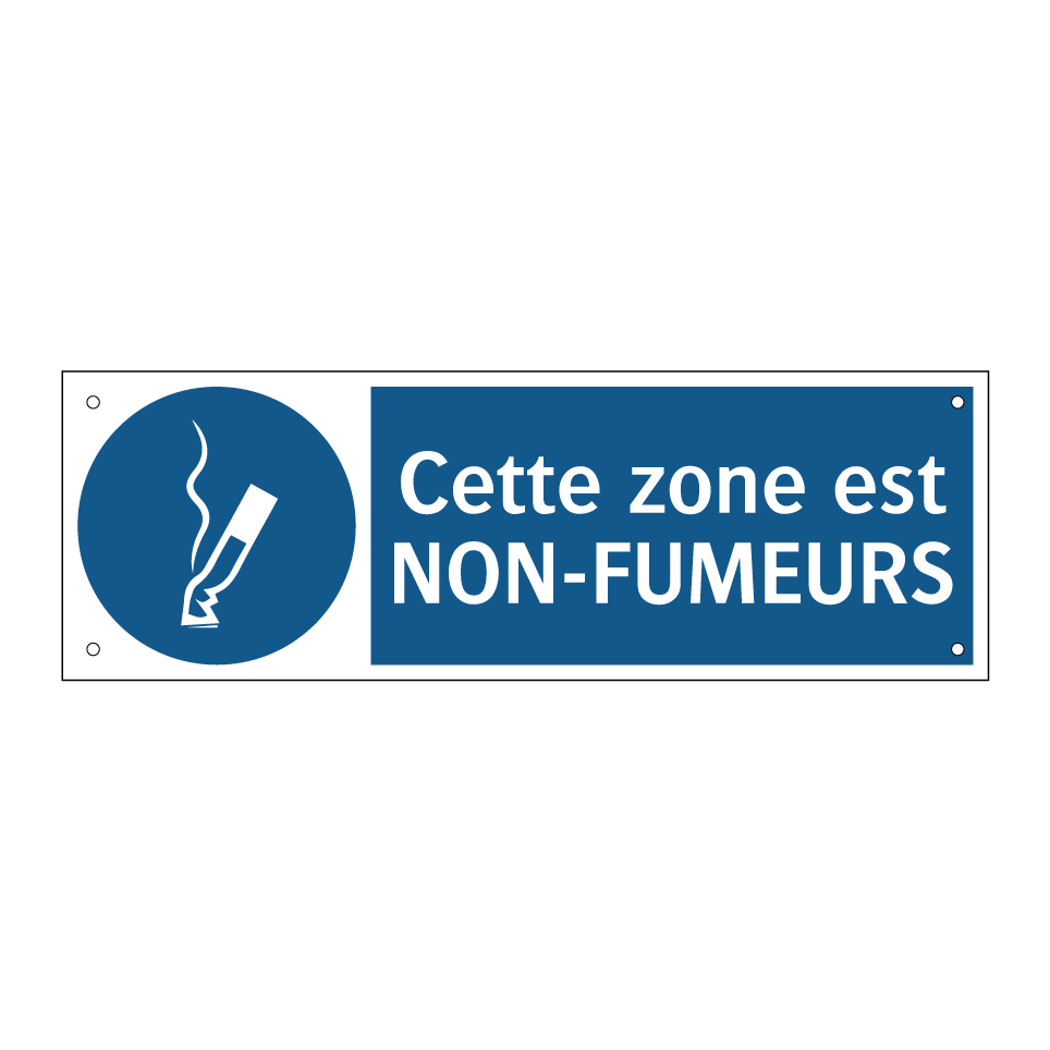 Cette zone est NON-FUMEURS