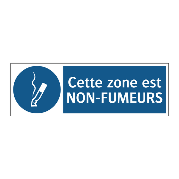 Cette zone est NON-FUMEURS