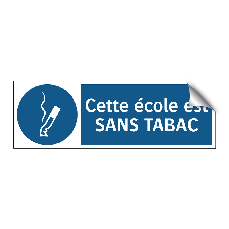 Cette école est SANS TABAC