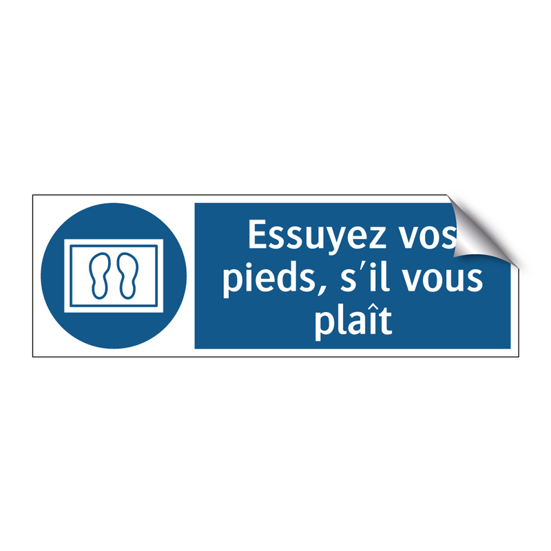 Essuyez vos pieds, s'il vous plaît