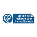 Station de recharge pour chariot élévateur