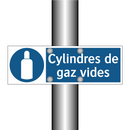 Cylindres de gaz vides