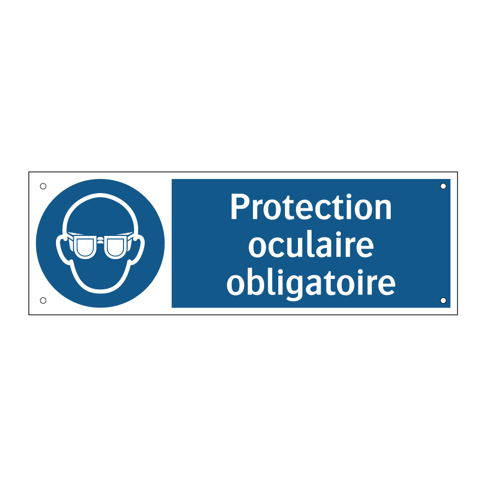 Protection oculaire obligatoire