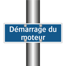 Démarrage du moteur