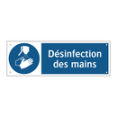 Désinfection des mains