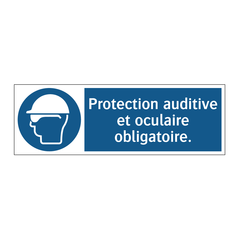Protection auditive et oculaire obligatoire.
