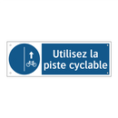 Utilisez la piste cyclable