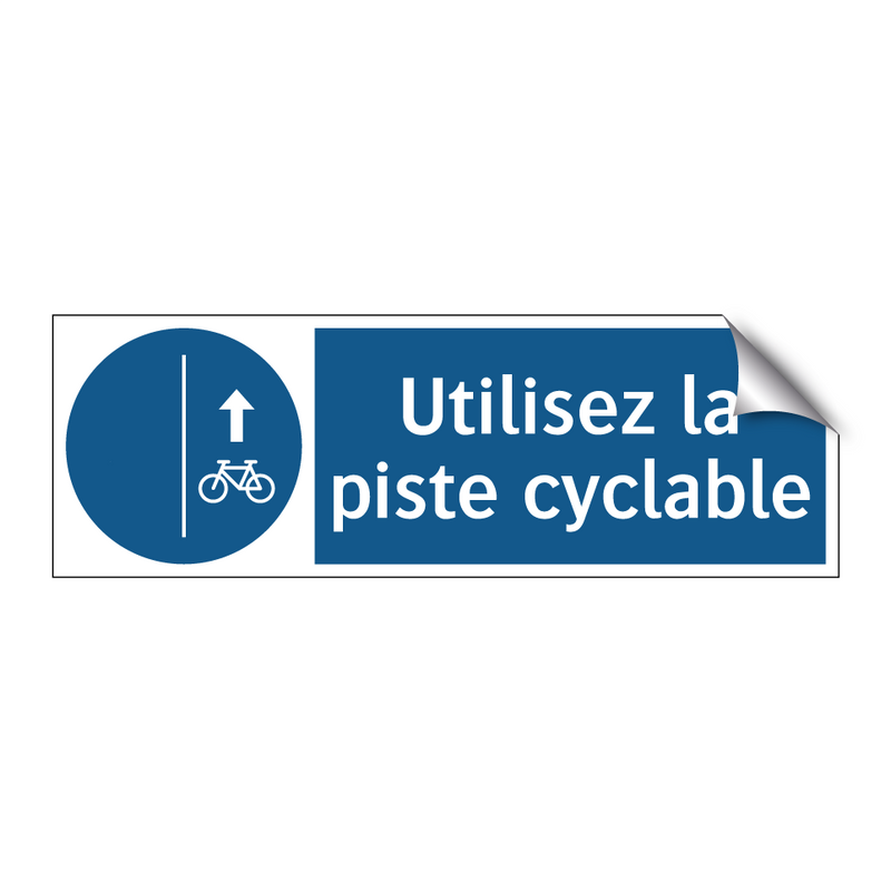 Utilisez la piste cyclable