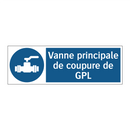 Vanne principale de coupure de GPL