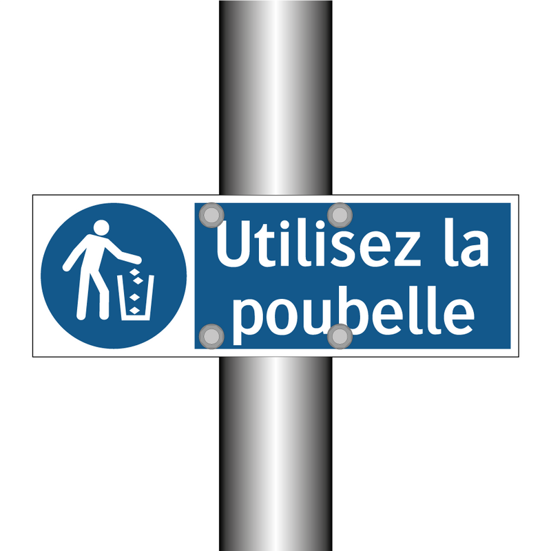 Utilisez la poubelle