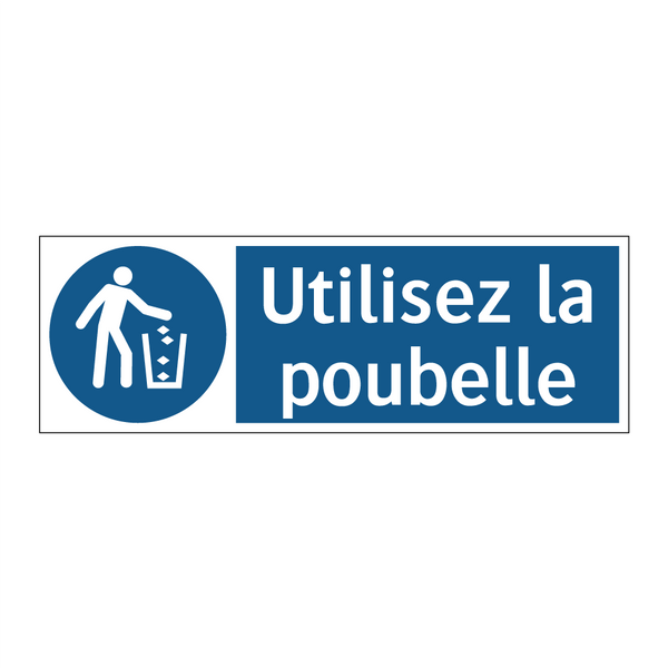 Utilisez la poubelle