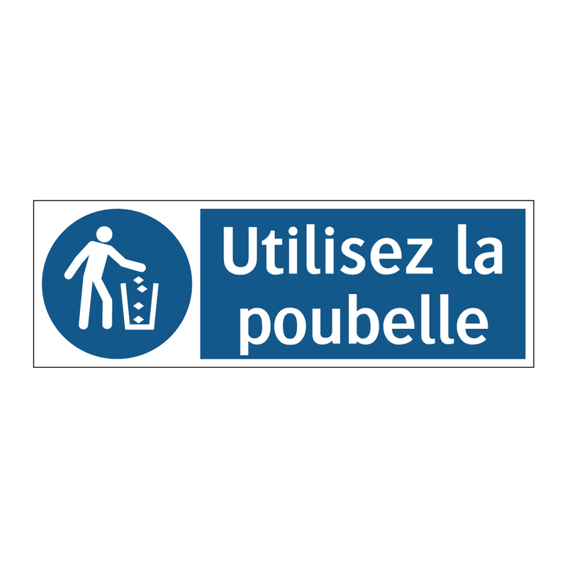 Utilisez la poubelle