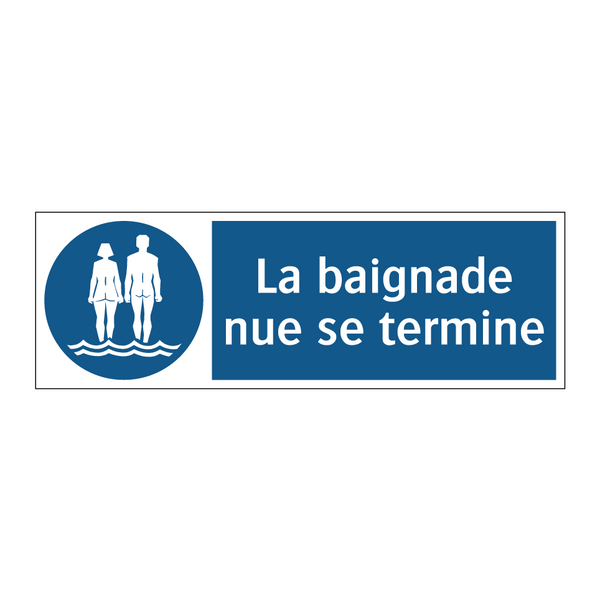 La baignade nue se termine