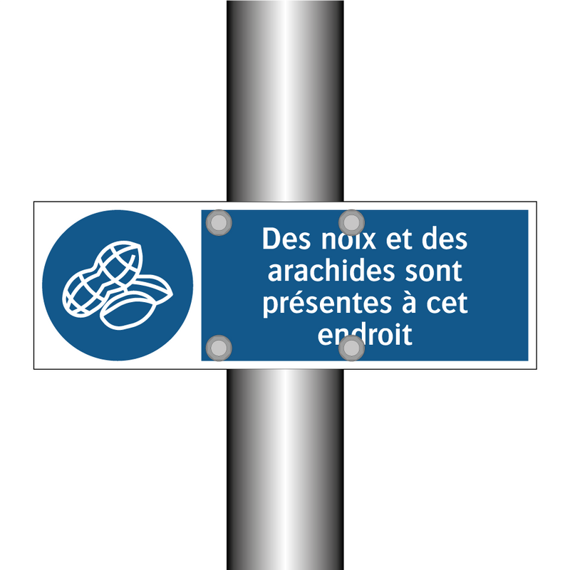 Des noix et des arachides sont présentes à cet endroit