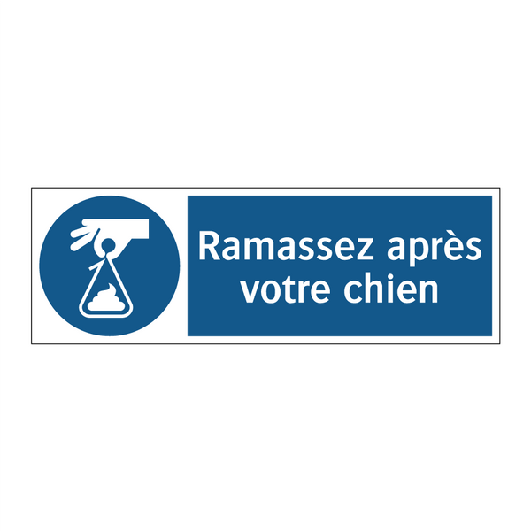 Ramassez après votre chien