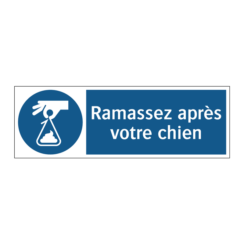 Ramassez après votre chien