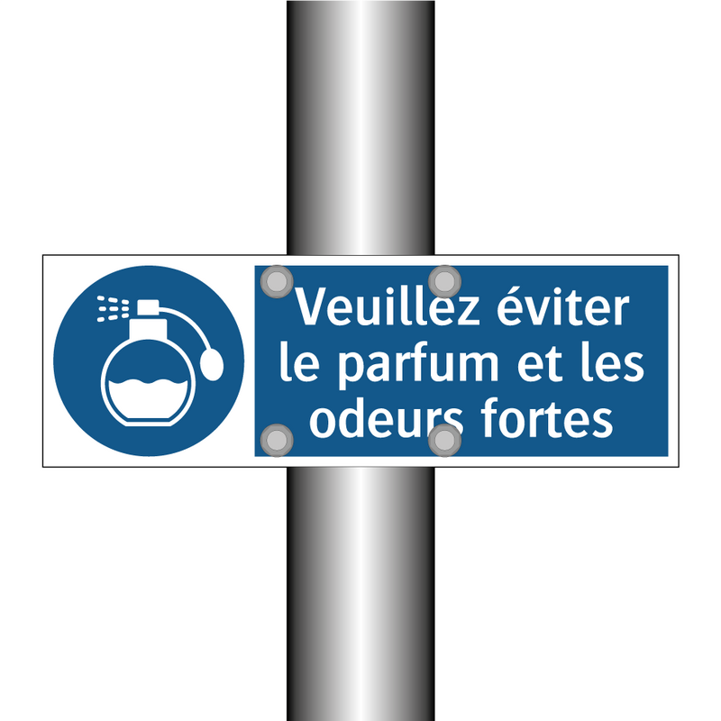 Veuillez éviter le parfum et les odeurs fortes