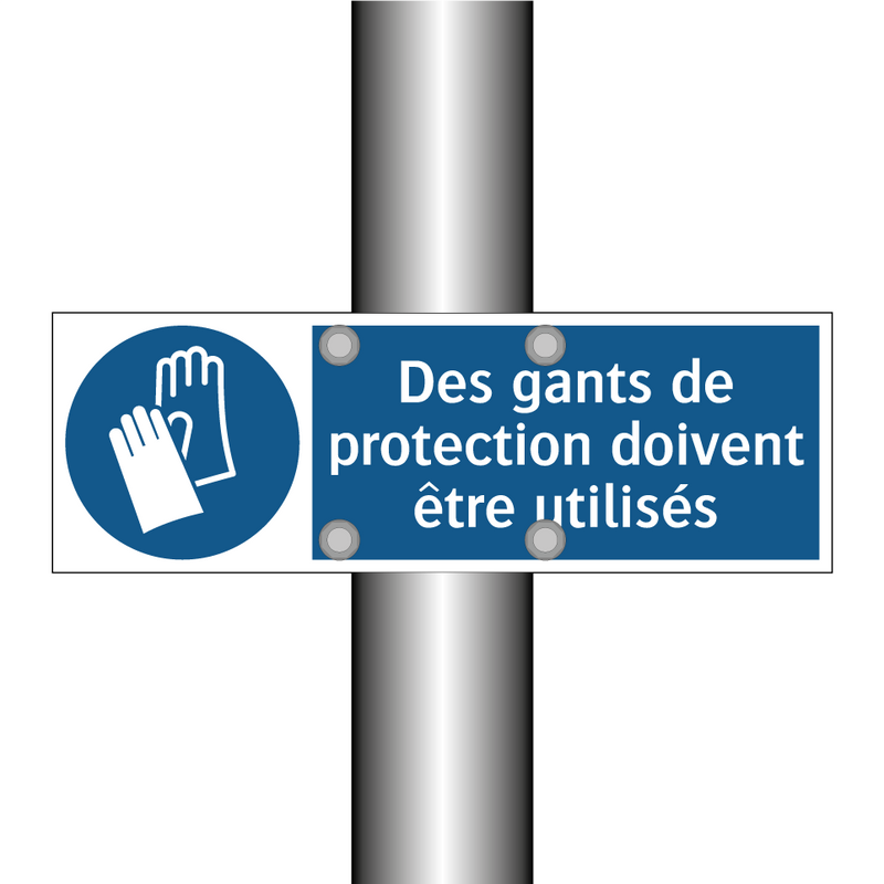 Des gants de protection doivent être utilisés