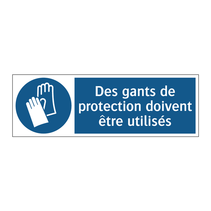 Des gants de protection doivent être utilisés