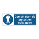 Combinaison de protection obligatoire