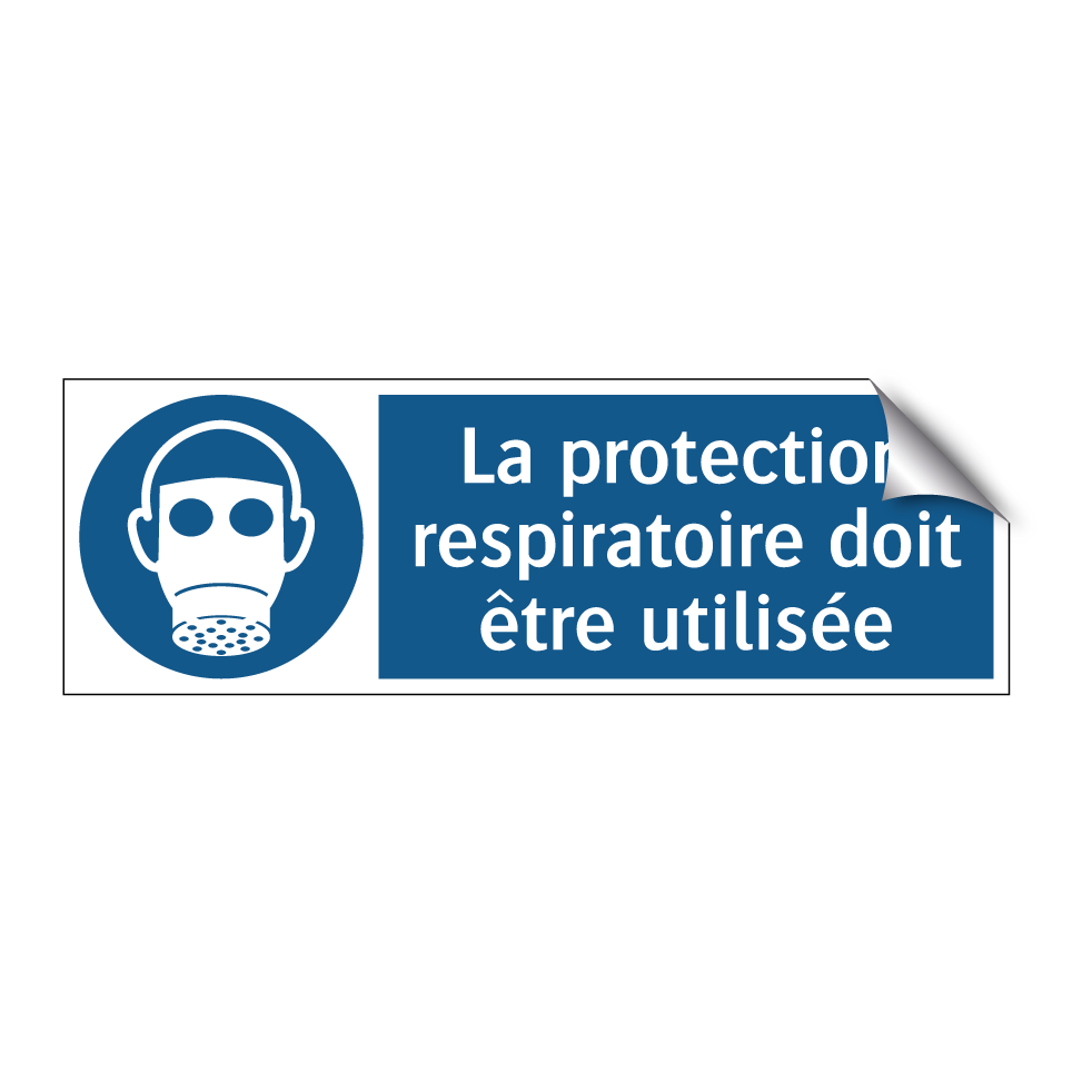 La protection respiratoire doit être utilisée
