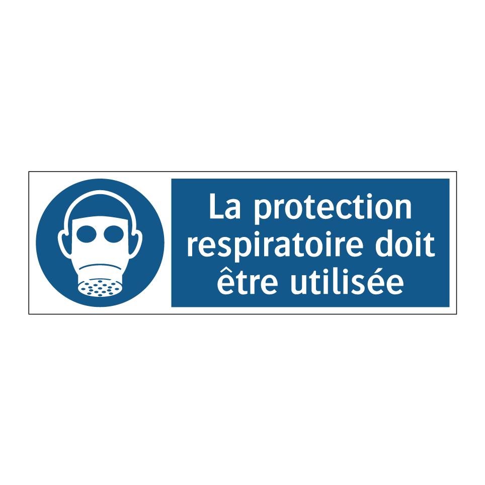 La protection respiratoire doit être utilisée
