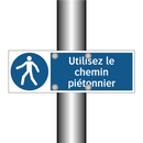 Utilisez le chemin piétonnier