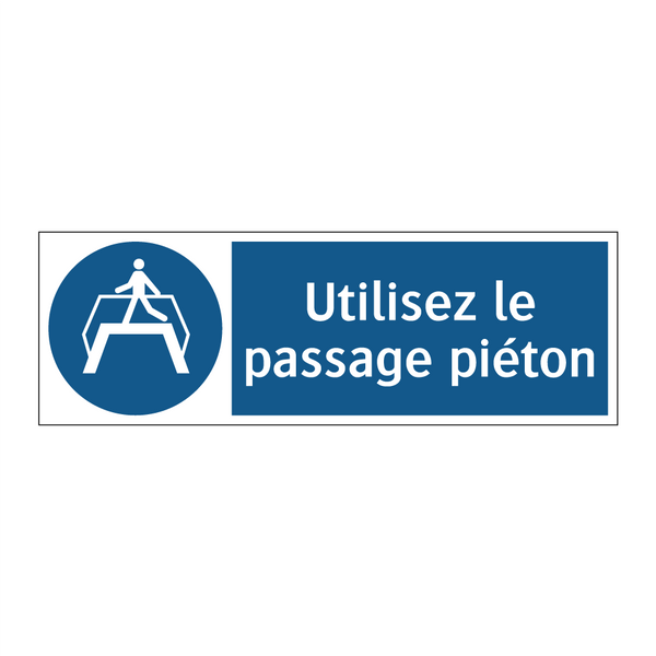Utilisez le passage piéton