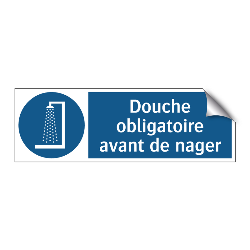 Douche obligatoire avant de nager