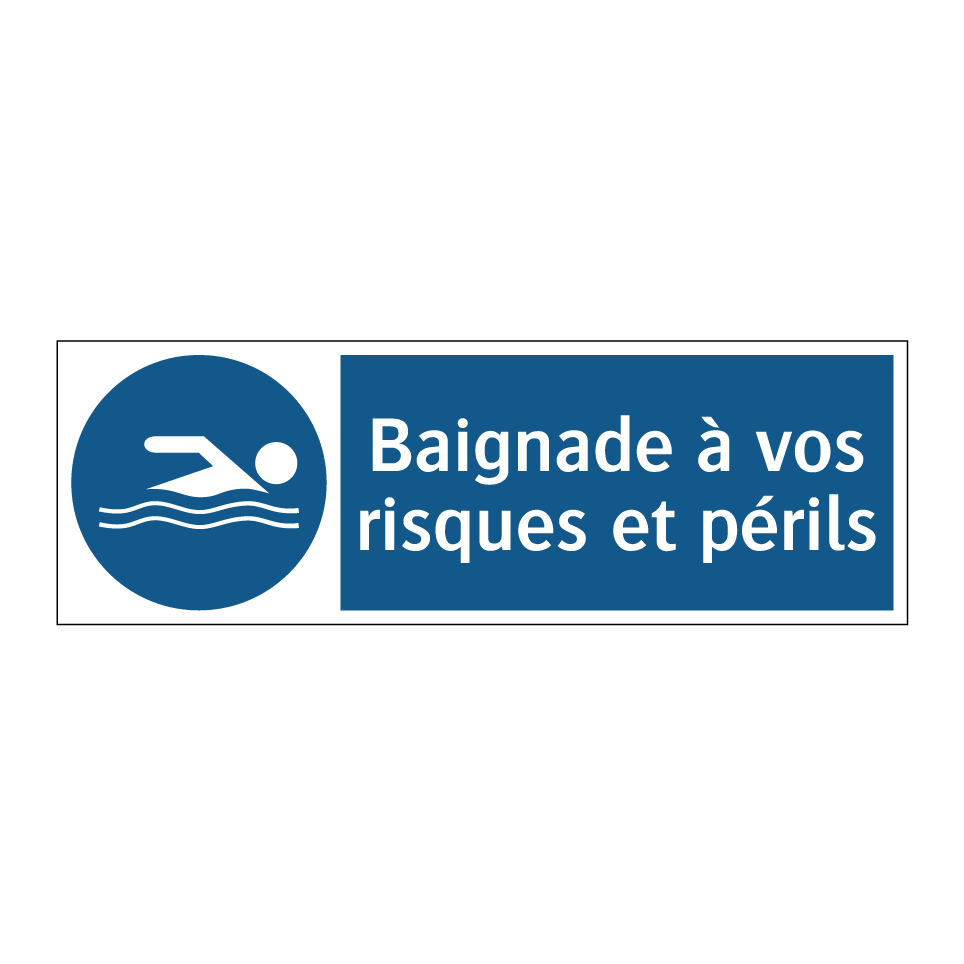 Baignade à vos risques et périls